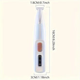 Rechargeable Pet Hair Trimmer Kit, Pet Paw Trimmer, Cordless Quiet Dog Trimmer for Grooming with LED Light, Small Dog Grooming Clippers for Dogs & Cats, Pet Grooming Tool,Waterproof, Low Noise Pet Shaver,