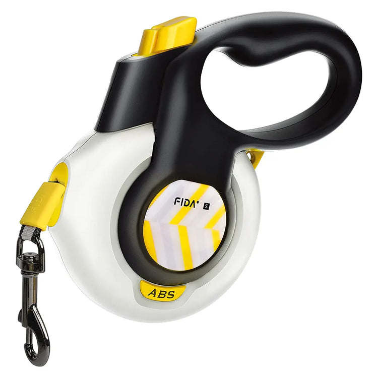 Fida Dog Leash, Autobrake Retractable Patented Design for Dog Pulling, 16 Ft Heavy Duty No Pull Pet Walking Leash for Large Medium Dogs. Tangle Free, One‑Hand Control, Soft Grip