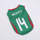 Pet Soccer Jersey Outfit - Cute Game Day Pet Shirt for Small, Medium Dogs & Cats Clothes Fashionable Clothing