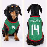 Pet Soccer Jersey Outfit - Cute Game Day Pet Shirt for Small, Medium Dogs & Cats Clothes Fashionable Clothing