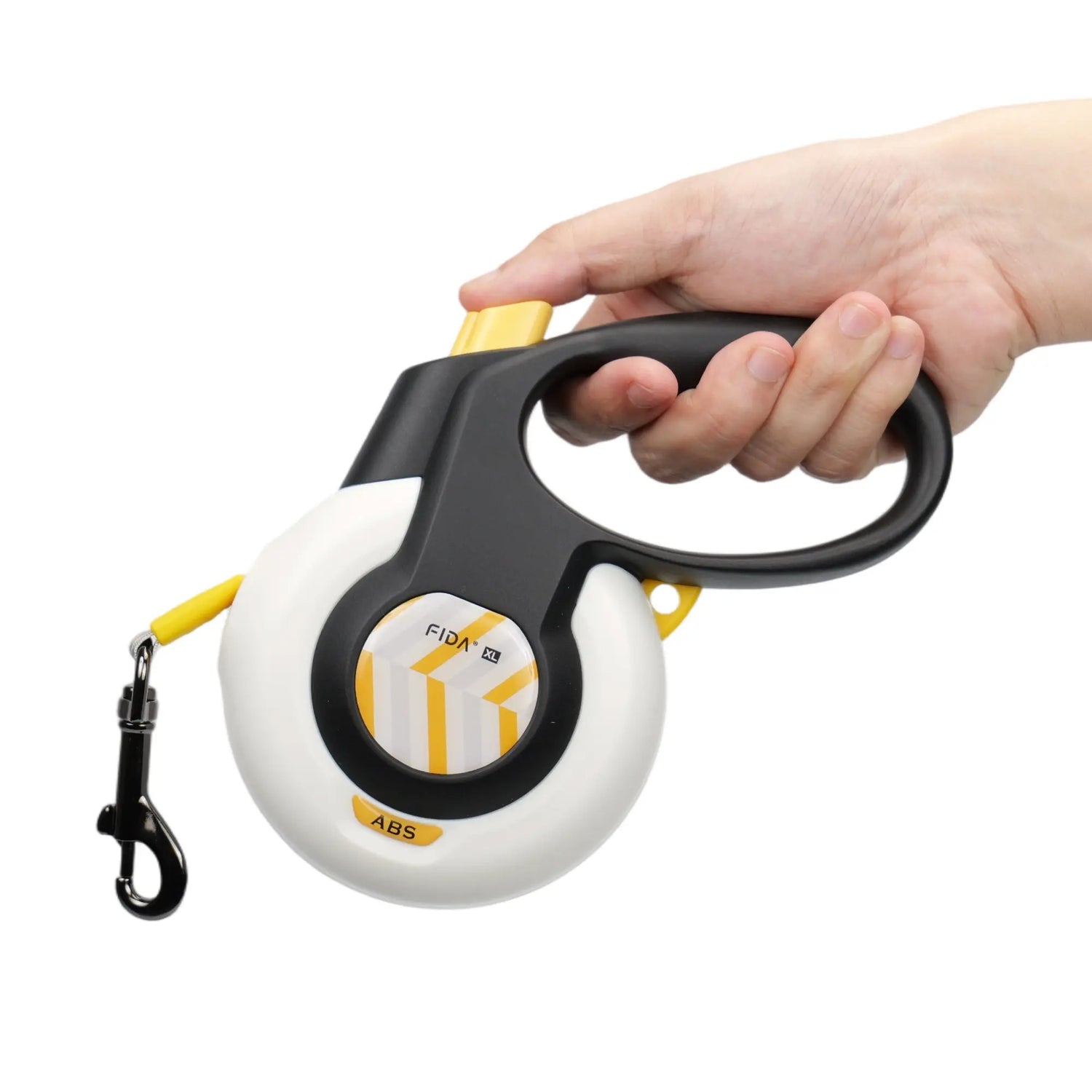 Fida Dog Leash, Autobrake Retractable Patented Design for Dog Pulling, 16 Ft Heavy Duty No Pull Pet Walking Leash for Large Medium Dogs. Tangle Free, One‑Hand Control, Soft Grip